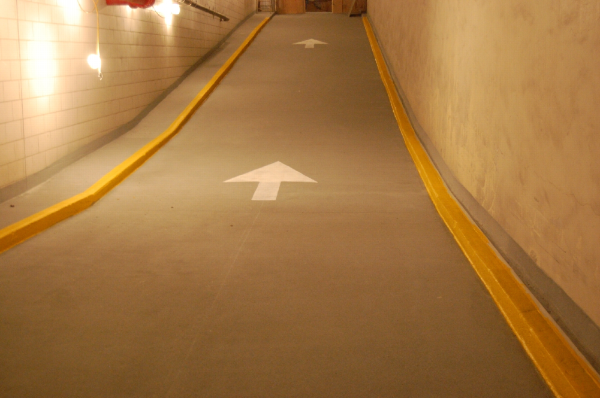 Ramp in Garage Empire Plaza Albany